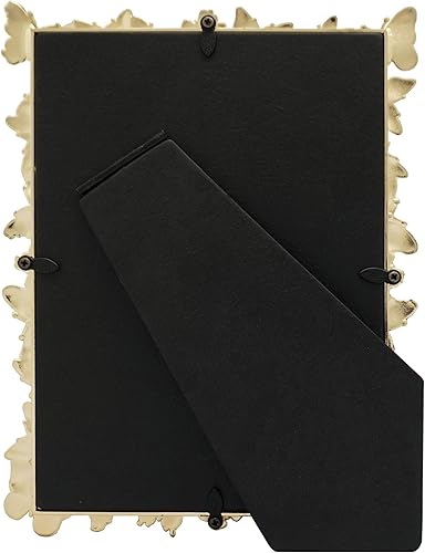 Miniatura 4 de Marco de fotos de mariposa de 5 x 7 pulgadas para exhibición vertical y horizontal en mesas, decoración del hogar, boda, vacaciones, graduación o