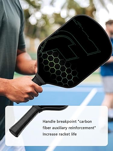 Miniatura 5 de Raqueta de piqué prensada térmicamente de una sola pieza, 2 raquetas de polipropileno con núcleo de panal de abeja, juego de raquetas