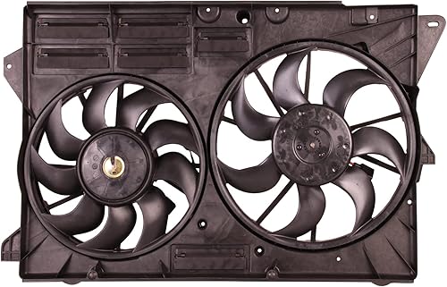 Vista 629 de Ventilador de refrigeración de repuesto para Nissan Versa Sedan 1.6L Auto (4 velocidades) y transmisión manual 2012-2019, Versa Note 1.6L MT