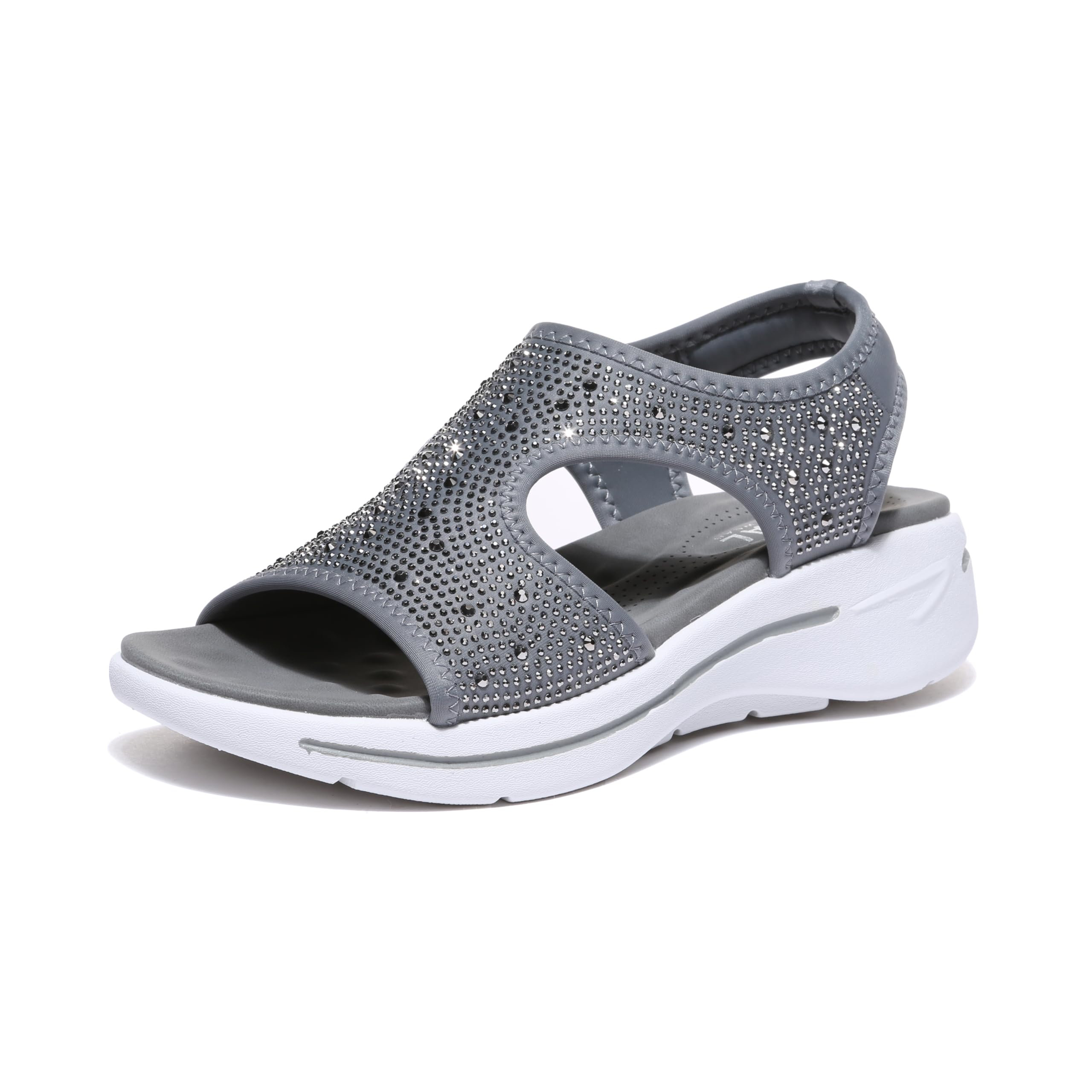 BernalWomen's Fashion Walking Sandals Comfortable Breathable Sandals Adjustable Athletic Sport Shoes for Outdoors