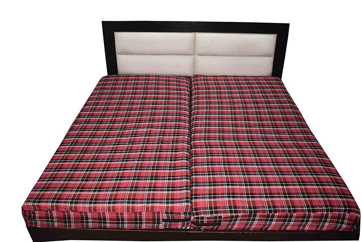 Mattress Cover 100% Cotton, Washable for Double Bed with Zip/Chain 72 X 36 (2)-image-31