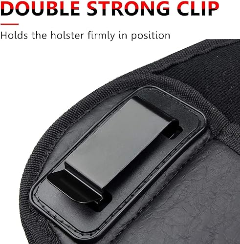 Miniatura 3 de Funda de transporte oculta IWB para hombres, cómoda y suave material de piel sintética compatible con Glock 17 19, G2C, Springfield, Sig, P365,