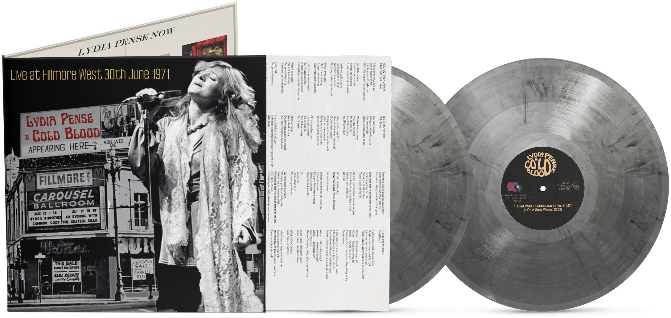 Lydia Pense And Cold Blood Live At The Fillmore West June 30. 1971 (silver Marbl