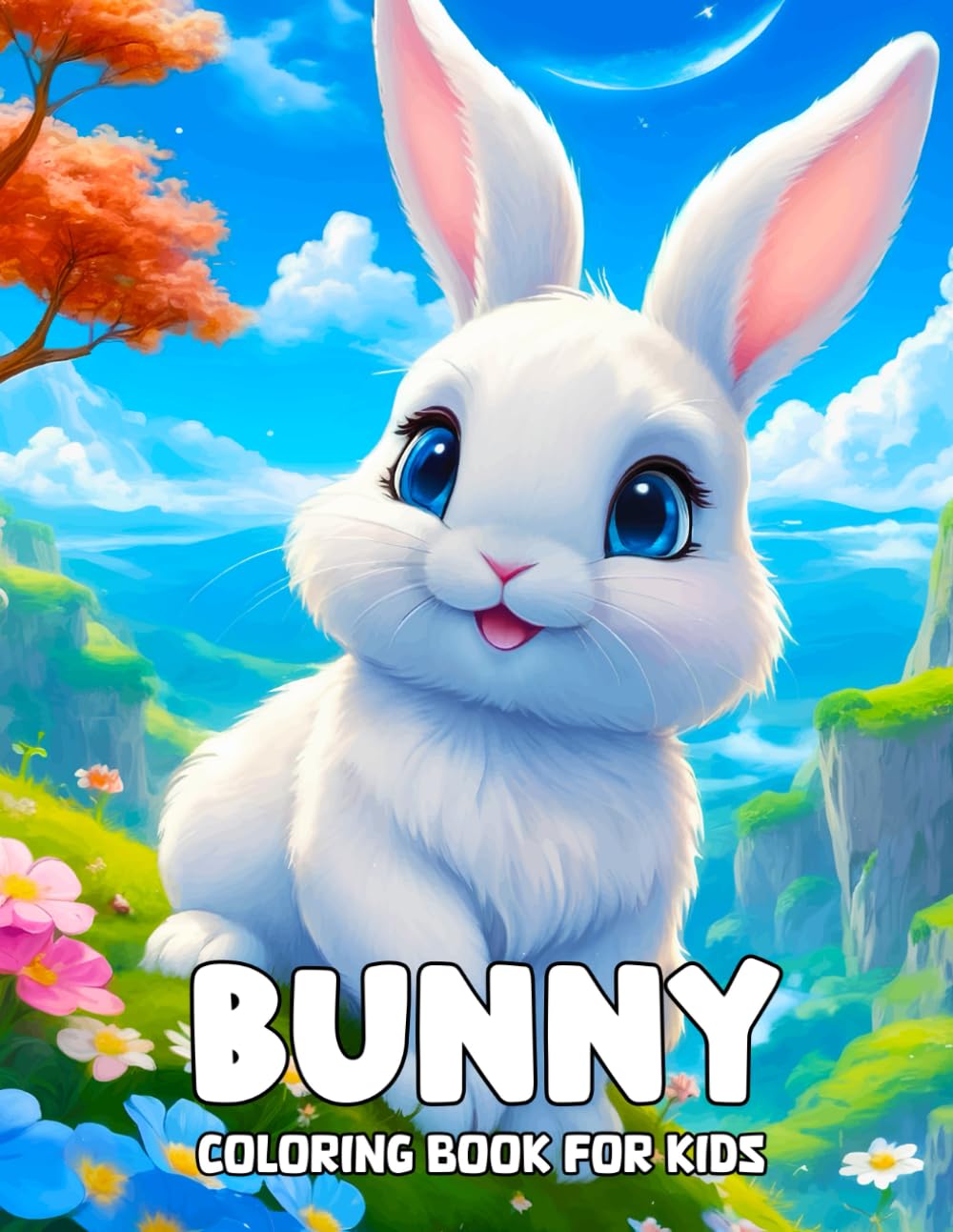 Bunny Coloring Book for Kids: Adventures in Color: A Whimsical Journey with Playful Bunnies