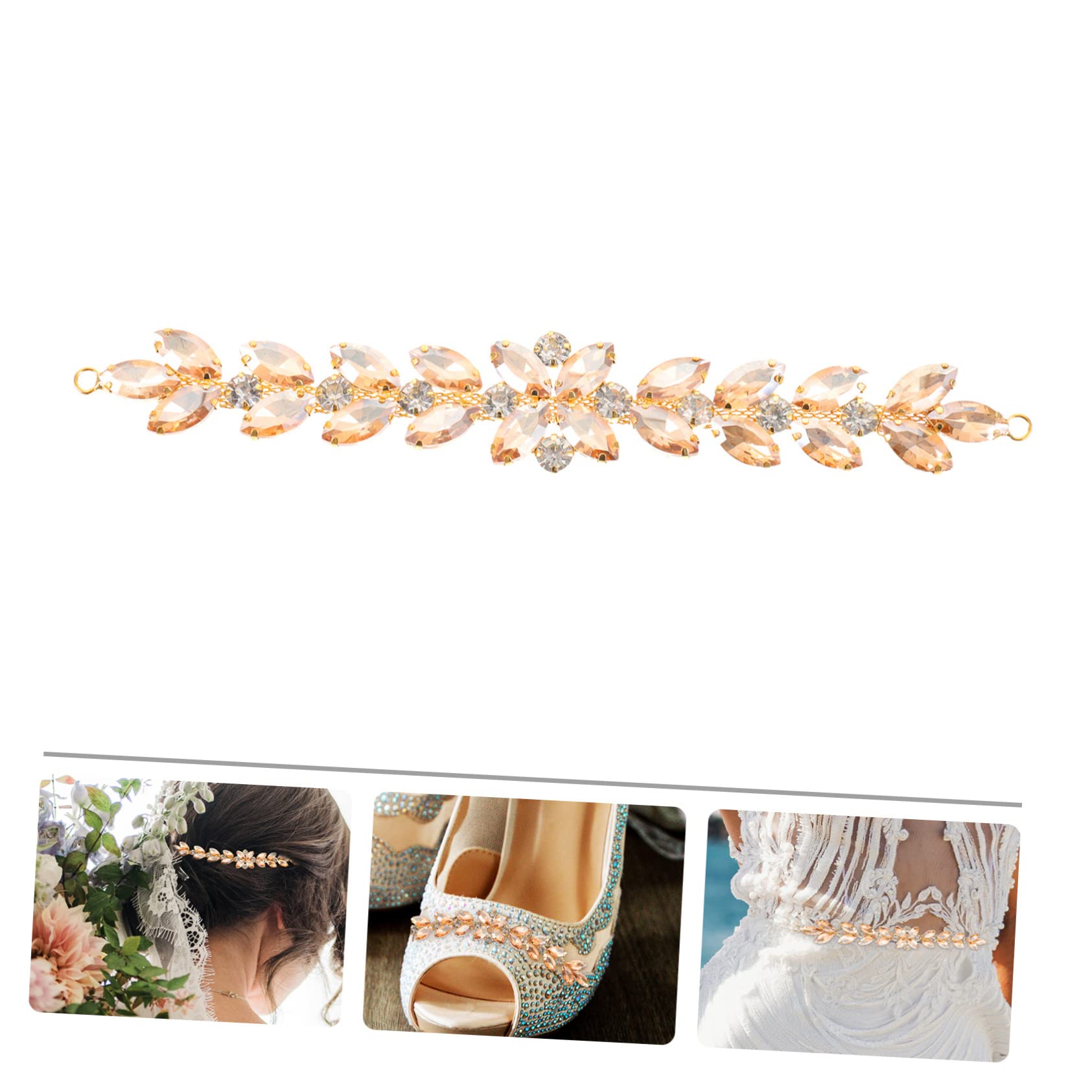 5stücke Shiny Glass Rhinestone Applique Für Hochzeitskleid Brautschärpe Und Deko Glitzernde Applikation Für Kleider Taschen Und Haarschmuck Elegant Und Langlebig Für