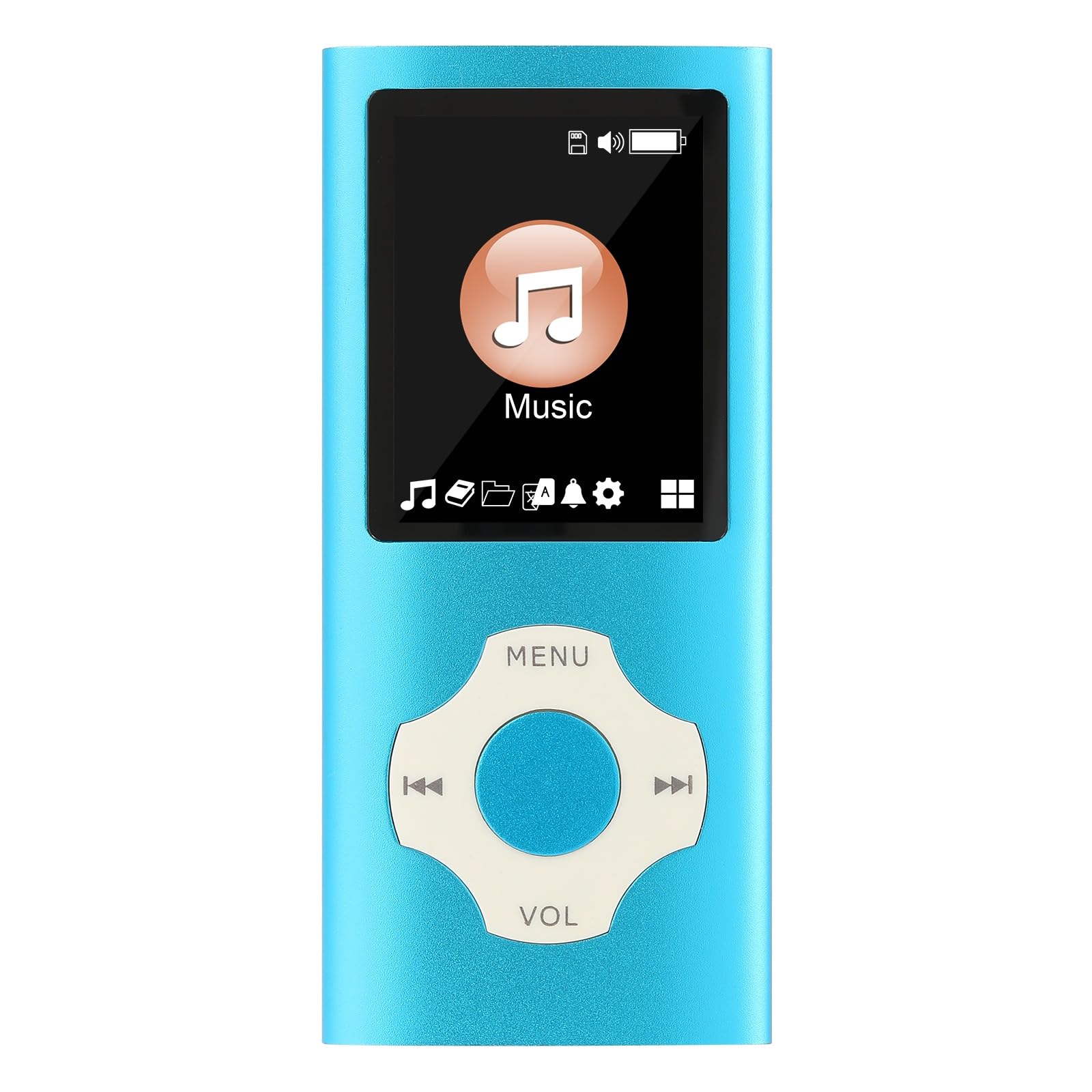 MP3 Player is a Portable Music Player with a 32GB Micro sd Card,1.8-inch Screen,with FM Radio,Record,E-Book,Picture,Video,Suitable for Work and Sports,Suitable for Kids.-image-25