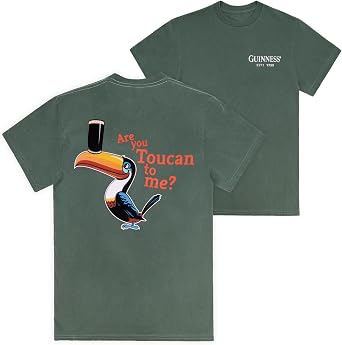 Guinness are You Toucan to Me? Gilroy Front Back Print Premium T-Shirt