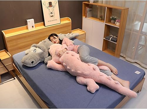 Vista 2 de Hofun4U Alligator Plush Pillow, 61 inch Alligator Stuffed Animal, Home Decoration Christmas Valentine’s Birthday Gift for Boys Girls Adults Kids