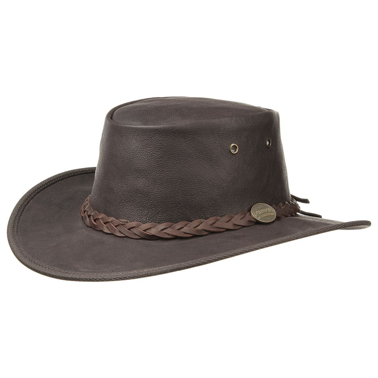 Squashy Sundowner Kangaroo Hat BARMAH outdoor hat Stockman (XXL/62-63 - brown)