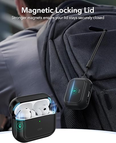 Miniatura 4 de ESR Funda para AirPods Pro 3, compatible con AirPods Pro de 3ª generación (2025), compatible con MagSafe, cubierta de protección completa contra