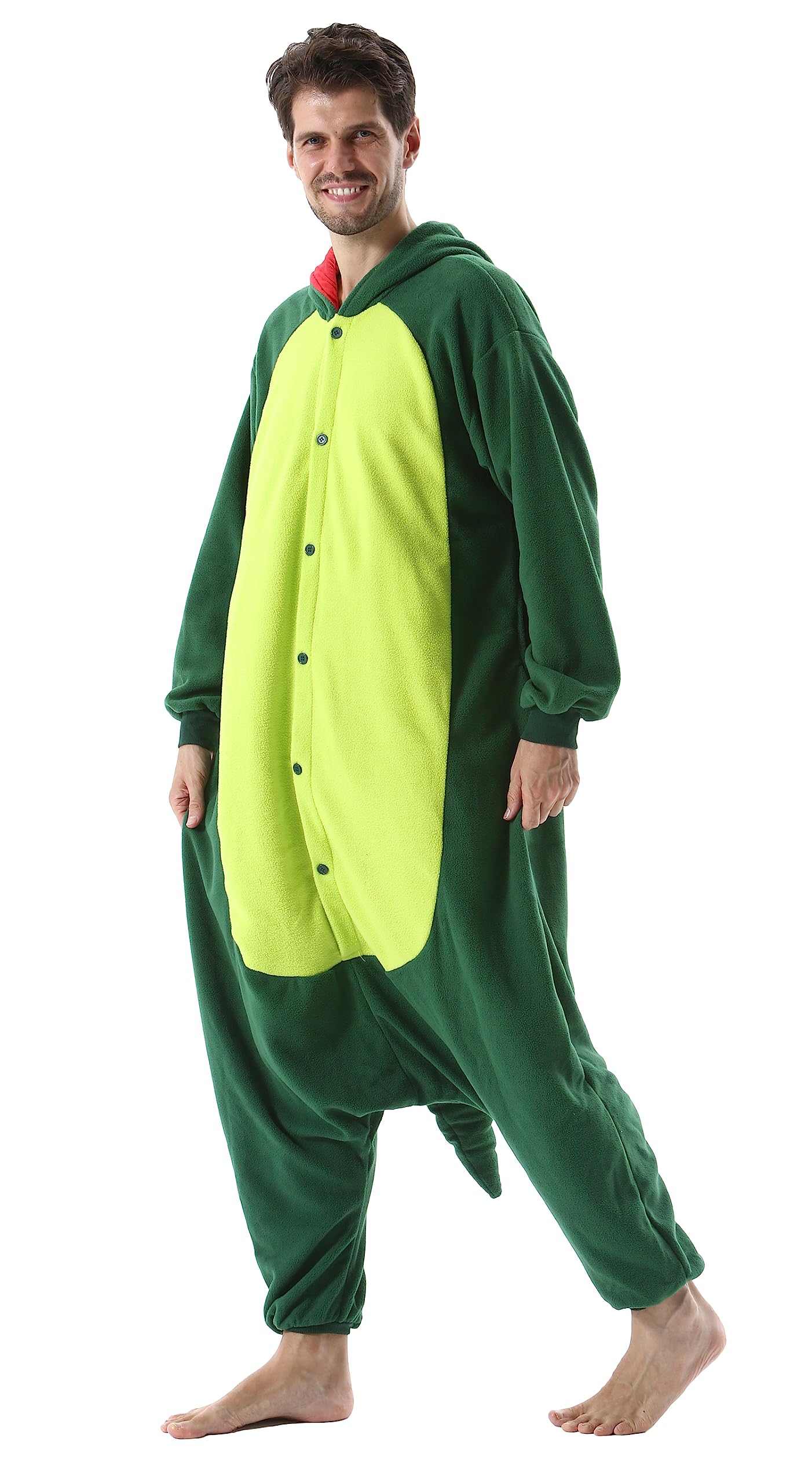 SimZoo Adulto Disfraz Pijama Unisex Pijama Kigurumi Onesie para Carnaval Halloween Cosplay Ropa de Dormir Traje de Disfraz para Navidad Festival Mujer y Hombre - 4
