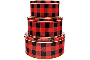 Black Duck Brand Set of 3 Round Nesting Tins