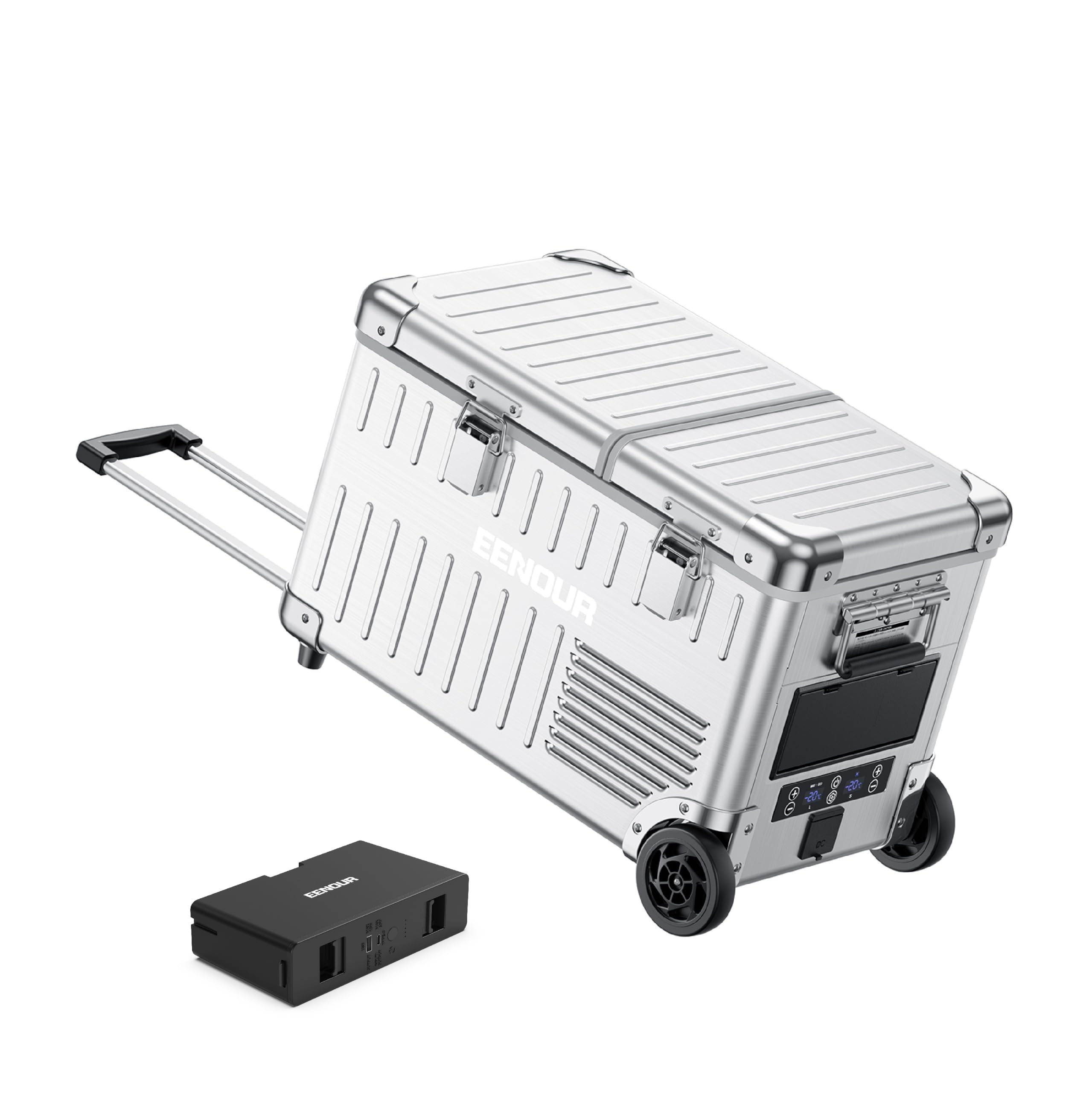 Amazon.co.jp: EENOUR アルミ製 車載冷蔵庫 AL25 25L -20℃～20