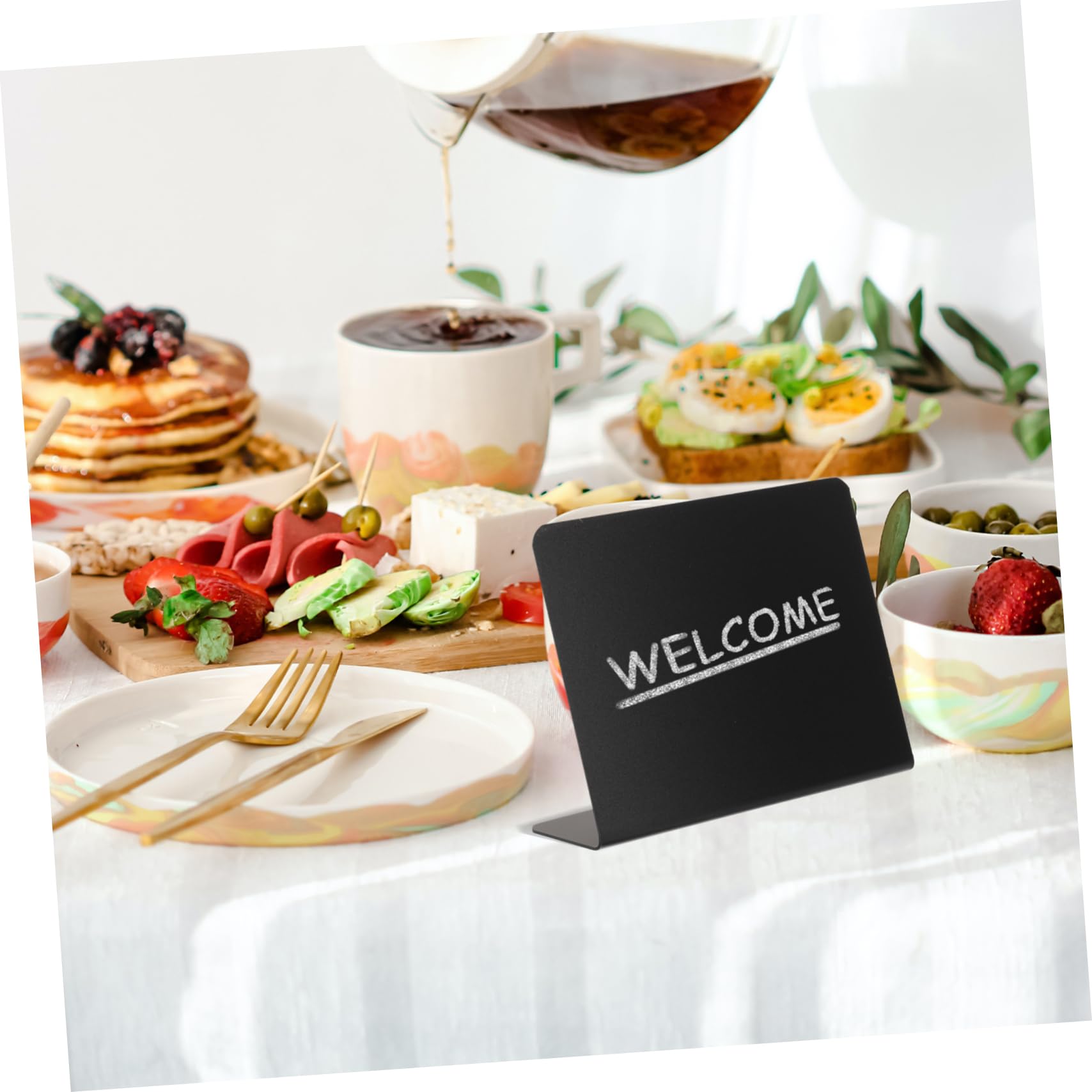 TEHAUX 120stücke Mini Kreidetafeln Wiederbeschreibbare Tischschilder Für Buffets Hochzeiten Partys Und Förmige Kleine Tafeln Für Kreative Food Labels Und Dekoration