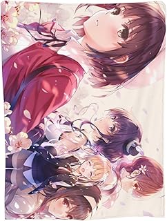 毛布 冴えない彼女の育てかた 加藤恵 霞ヶ丘詩羽 ブランケット 大きめ 掛け毛布 フランネル 柔らかい 静電気防止 吸湿発熱 冷房対策 膝掛け コンパクト キャンプ シングル プレゼント おしゃれ 150cm X 125cm