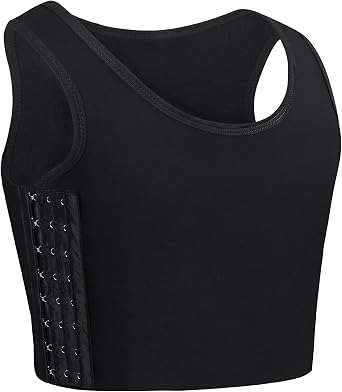 Transgender FTM Chest Binder Adjustable Affordable Breathable and Strong Compression Tank Top Trans Bra Binder