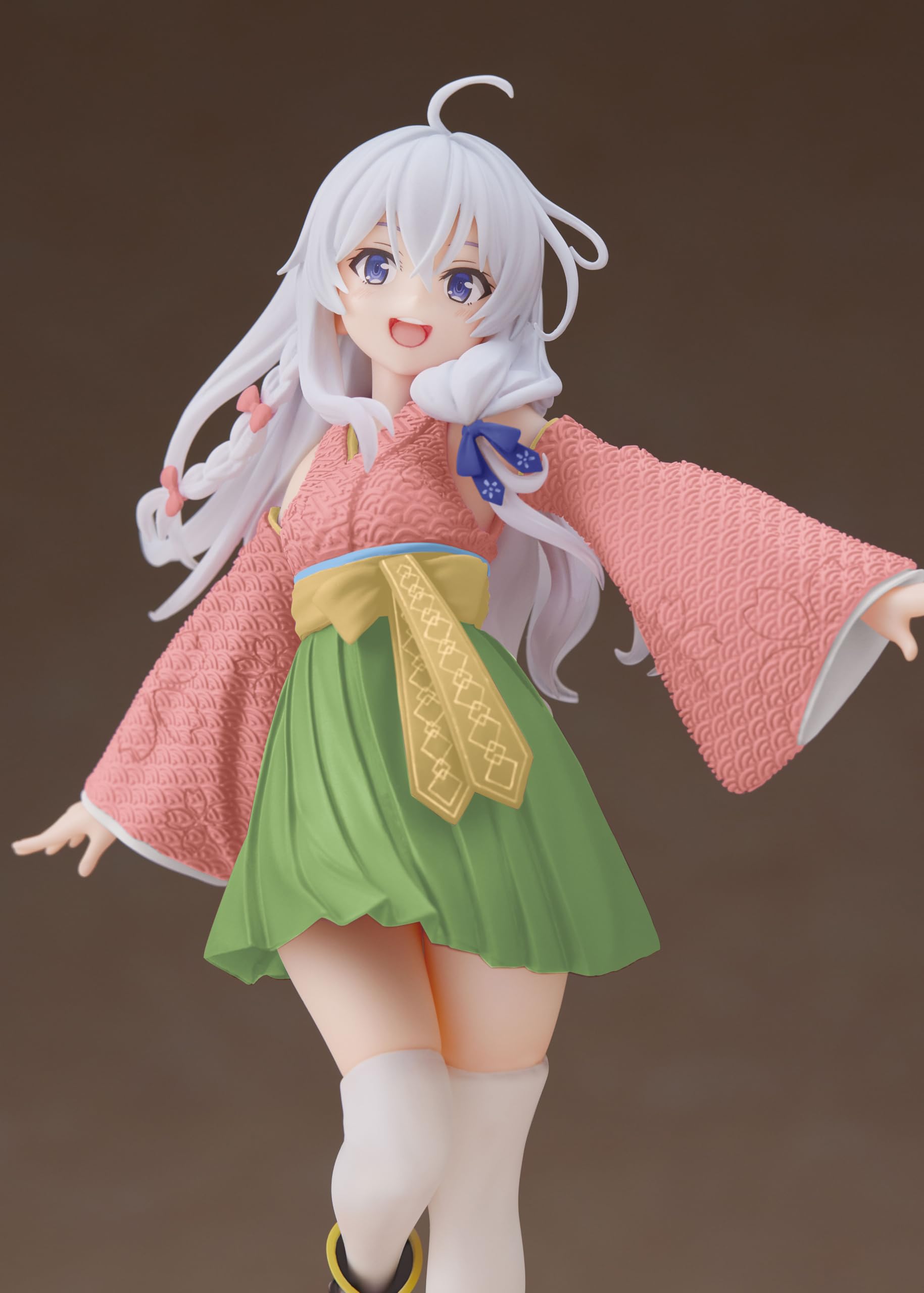 Wandering Witch: The Journey of Elaina PVC Elaina Sakura Kimono Ver. Renewal Edition 20cm, Black - Image 4