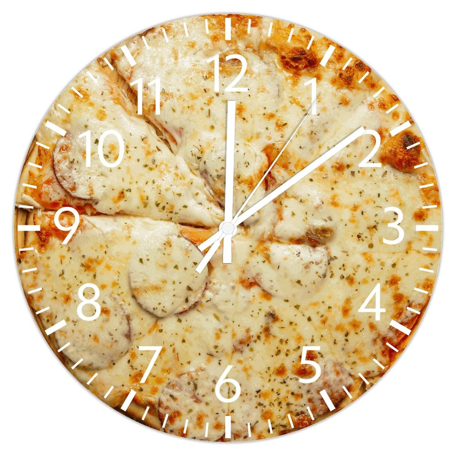 Horloge silencieuse sans cadre en PVC retrouvez le calme au bureau