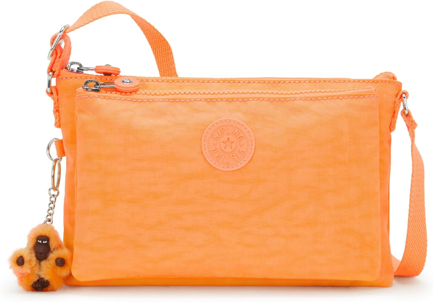 Kipling Mikaela Crossbody Bag Orange Peel