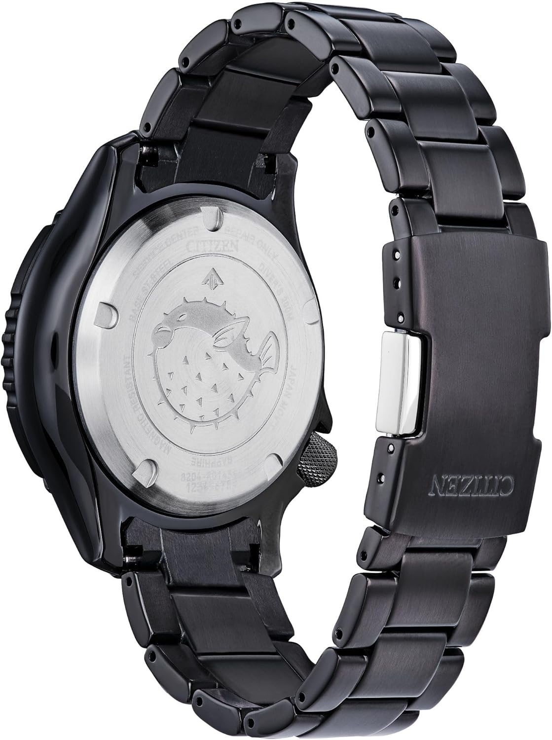 Citizen Men's Eco-Drive Promaster Dive Automatic Black IP Stainless Steel Watch, Rotating Bezel (Model: NY0155-58X)