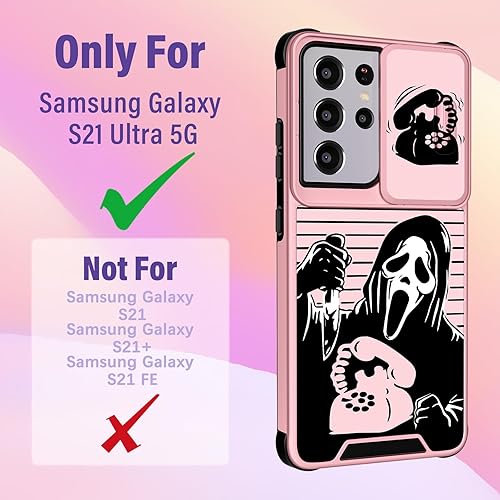 Miniatura 2 de oqpa Funda para Samsung Galaxy S21 Ultra de dibujos animados S21 Ultra de 0.18 oz para mujeres, diseño de dibujos animados Kawaii divertidos y