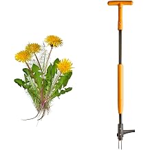 Stand Up Weed Puller Tool with Long Handle - 39 Ergonomic Weeder Puller - Heavy Duty Weed Remover for Weeding Without Bending or Kneeling - Garden Tools for Gardening by Garret Wade