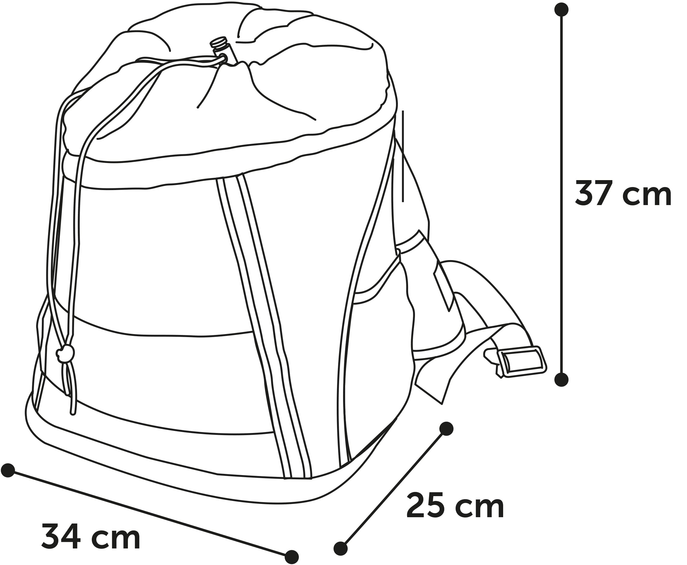 Trasportino per cani – gatti – Timi – Marsupio in poliestere con ventilazione, fondo rimovibile e spallacci regolabili
