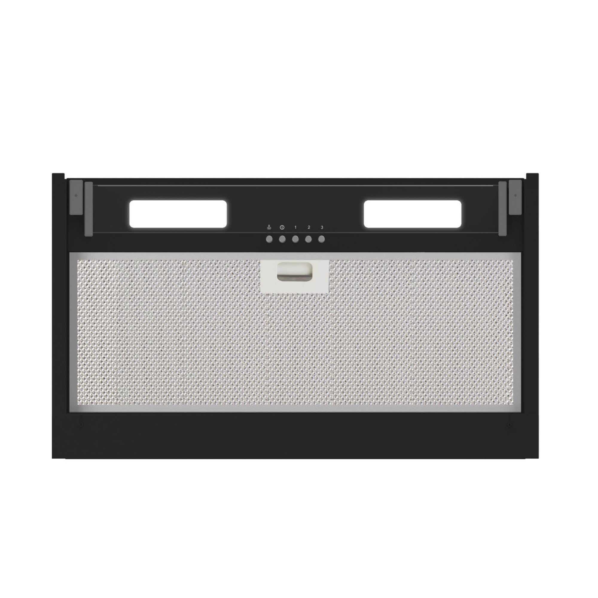 Cata Negro Campana Extractora Armonia 60 Bk Panel De Control Mecánico 3 Niveles De Extracción Sistema Fácil Instalación Motor Extra Silencioso Potencia 276 W Ancho 52,1 Color