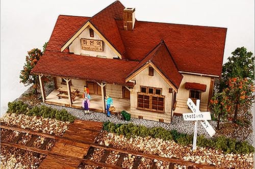 Miniatura 6 de Kit de modelo de madera de escritorio Estación pequeña - Hwabon