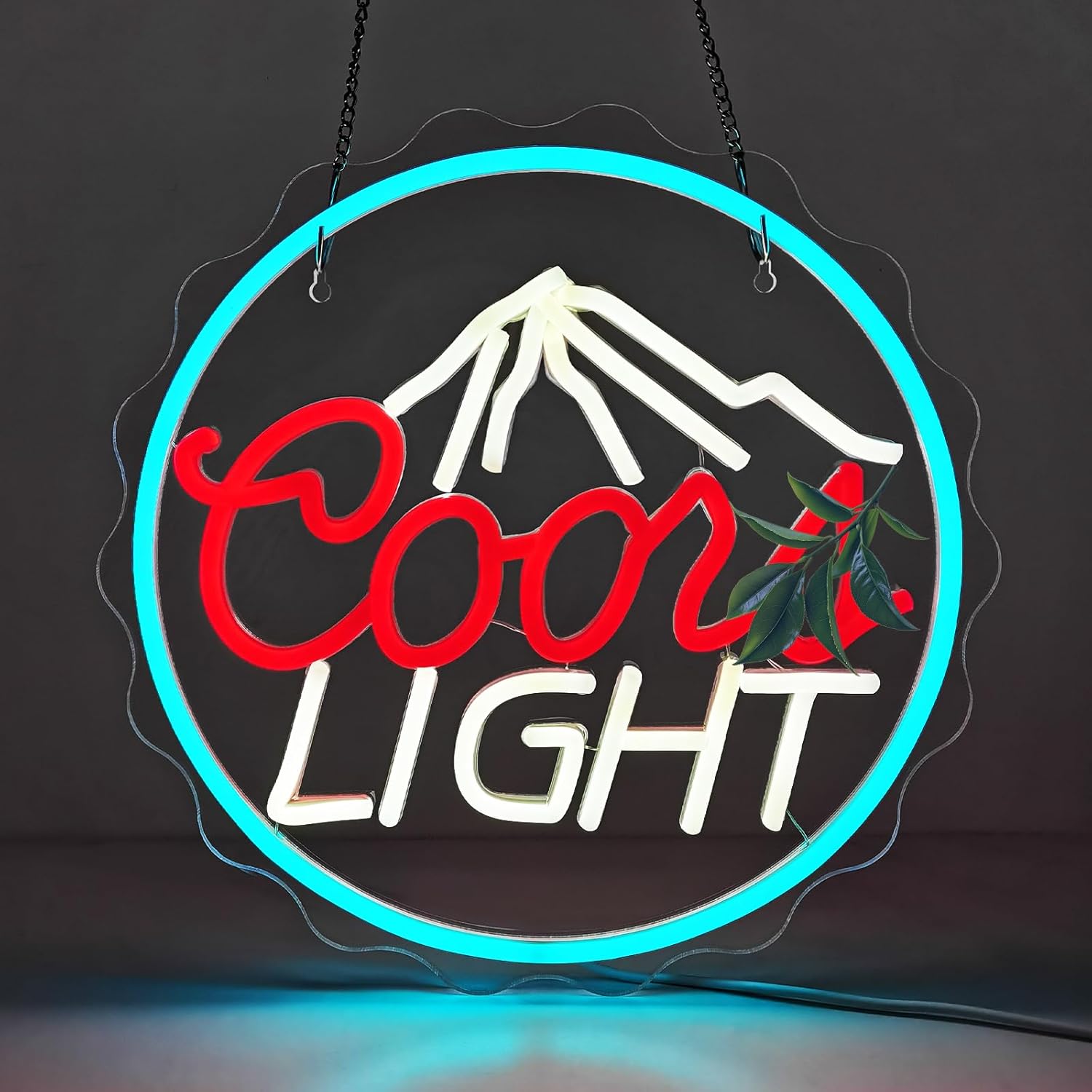Beer Neon Sign Crown Neon Signs for Wall Decor, Bar Neon Light Up Signs For Man Cave Home Bar Dorm Bedroom Club Pub Party Gift Art Wall Decorative