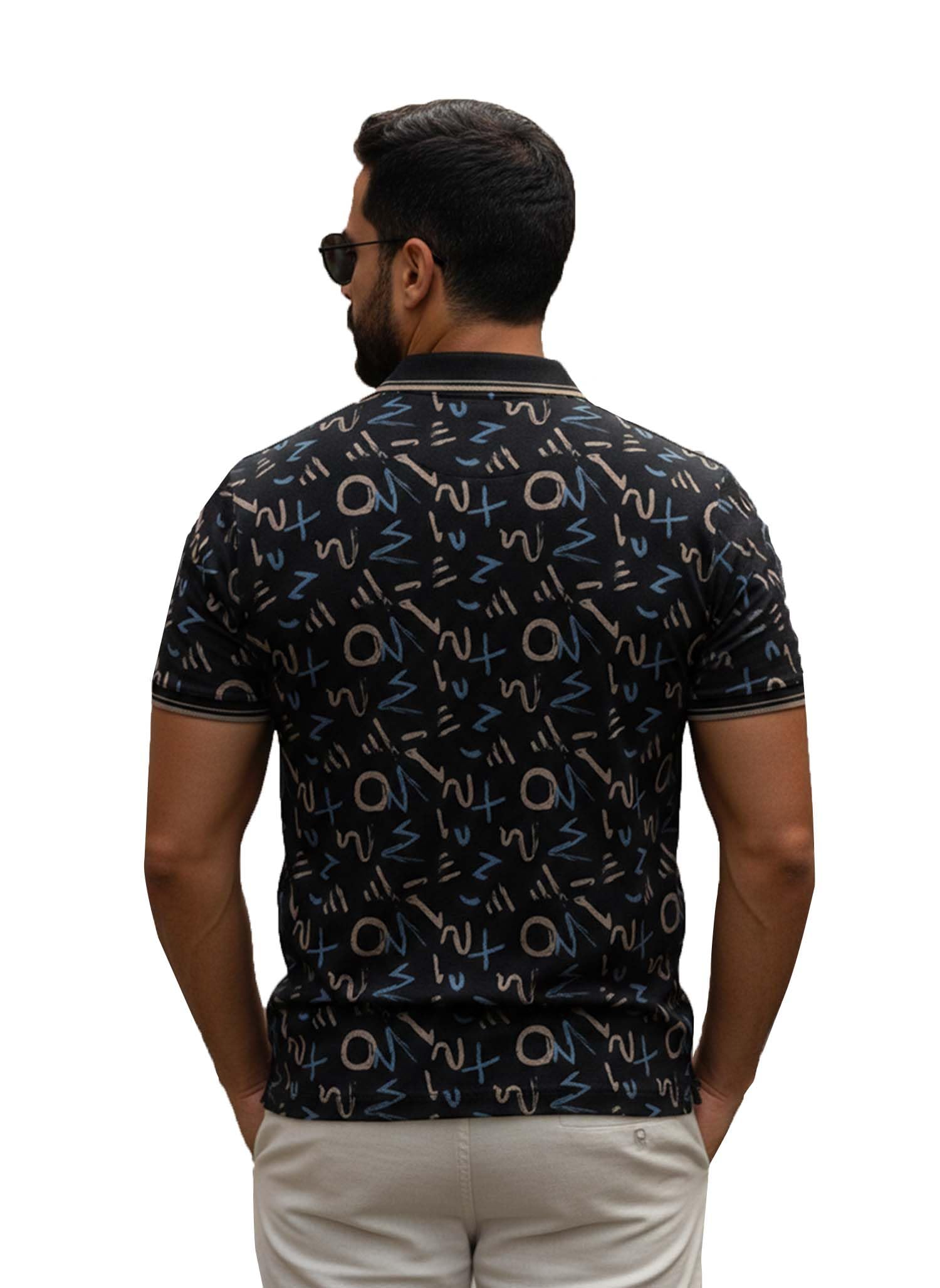 Lymio Polo pour homme, style col (lots également disponibles) (121-124)