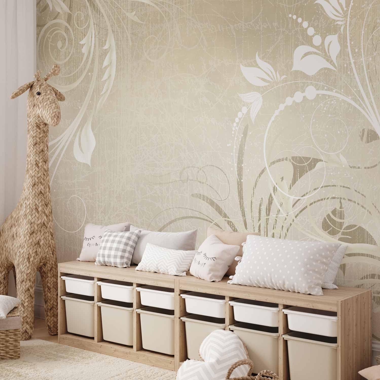 murando - Carta da Parati Moderna per Camera da Letto, Fiori, 400x280 cm