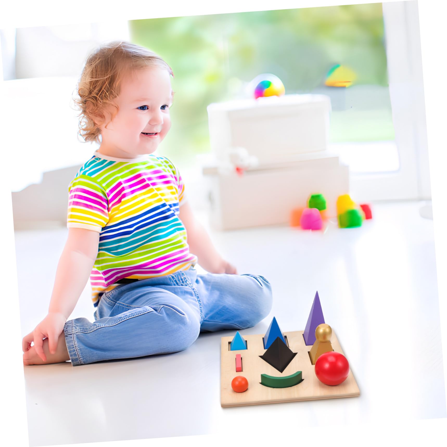 Puzzle in Legno Grammaticali Tridimensionali per Ragazzo Ragazza | Gioco Educativo Montessori in Legno, per Interazione Genitore-Figlio e Allenare Concentrazione