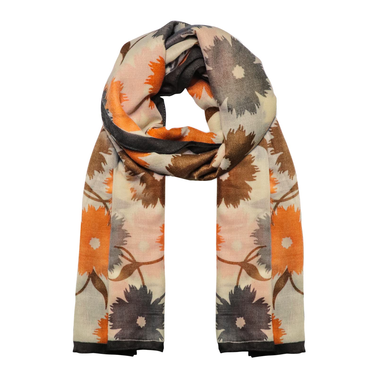 FINIZOWomen's Scarves Lady Light Soft Fashion Solid Scarf Wrap Shawl for All Season