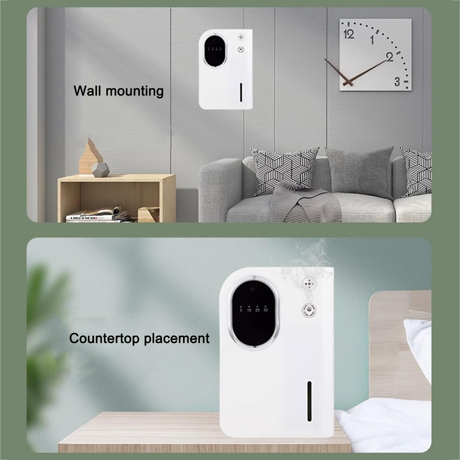Máquina De Aromaterapia Inteligente, Difusor De Aroma para Toda La Casa Sin Agua, con Tecnología De Nebulización, Configuraciones De Sincronización De 4 Engranajes