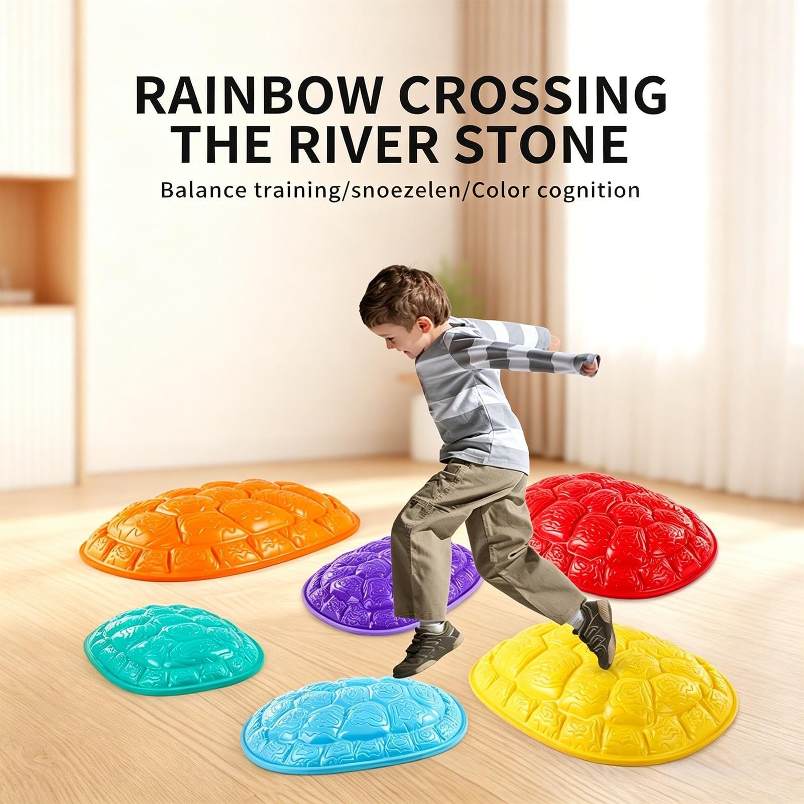 Pietre da saltare per bambini piccoli a forma di guscio di tartaruga | Stepping Stones Tattili bambini piccoli da 3 a 8 anni, esercizio fisico e concentrazione