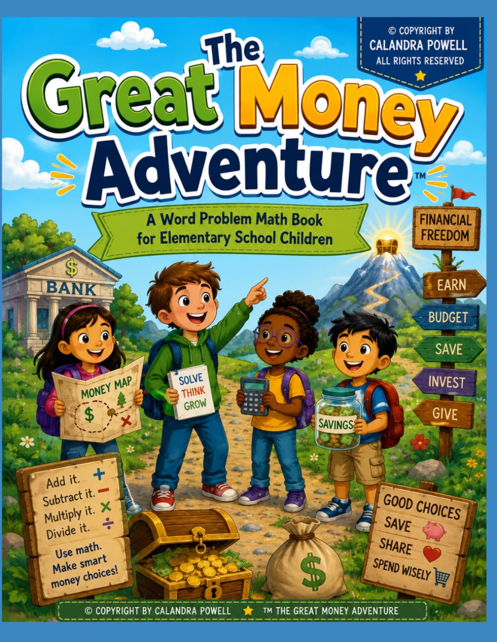 The Great Money Adventure: A Word Problem Math Book for Elementary School Children