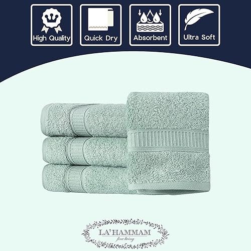 Miniatura 4 de Toallas personalizadas, lujosas toallas de algodón turco genuino con monograma para baño, cocina, hotel, spa, gimnasio y dormitorio universitario,