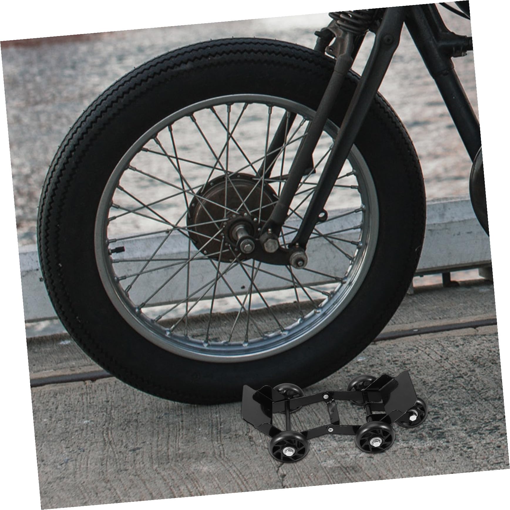 Hochleistungs Reifenroller Aus Metall Und Kunststoff Notfall Reifenwagen Für Motorrad Und Elektrodreirad Mit Einfacher Bedienung Und Robuster Konstruktion