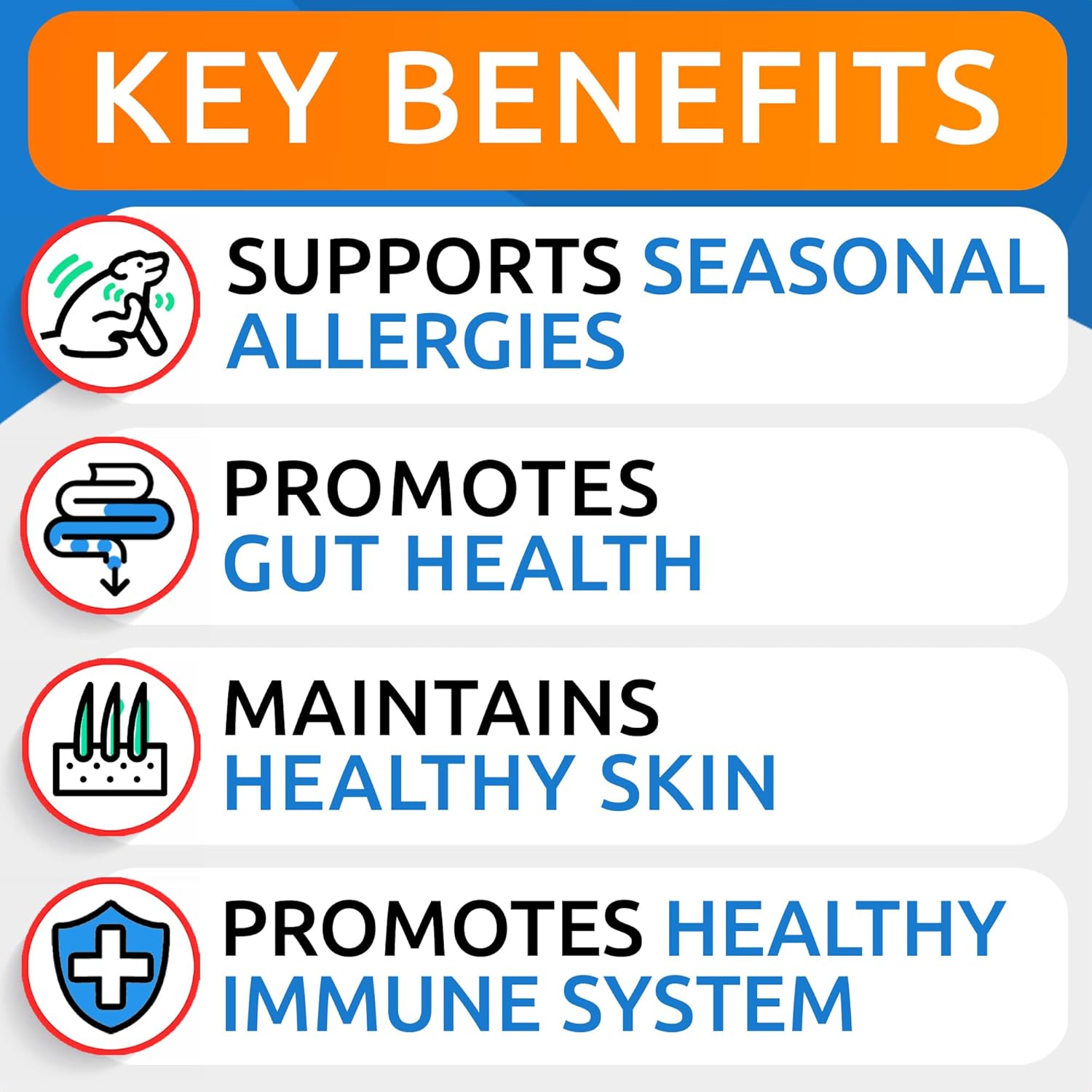 BARK&SPARK Dog Allergy Relief Soft Chews for Skin Health & Seasonal Allergies - Anti-Itch Supplement w/Omega-3, Quercetin & Bromelain Immune Treats for Dry Skin & Hot Spots - Chicken Liver - 240ct
