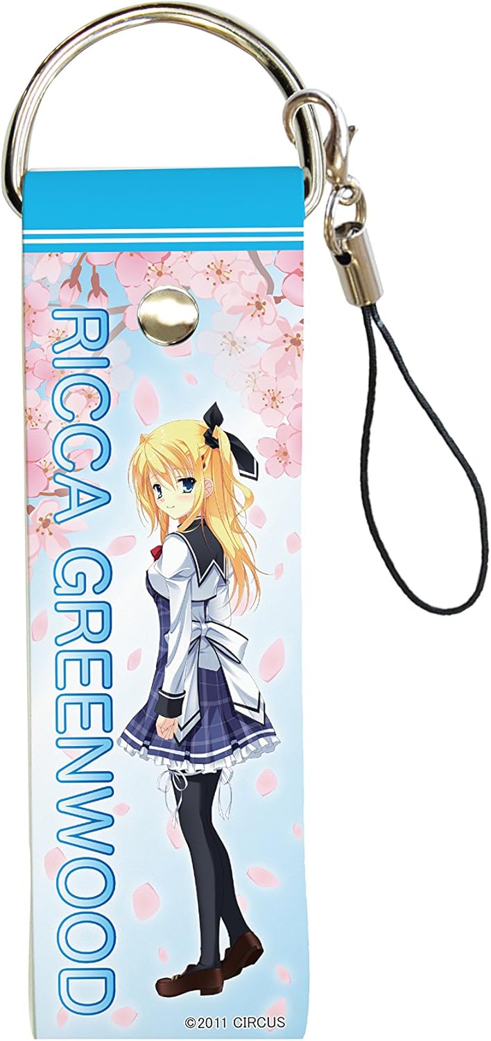 Amazon D C Iii ダ カーポiii 01 森園立夏 リッカ グリーンウッド ビッグレザーストラップ アニメ 萌えグッズ 通販