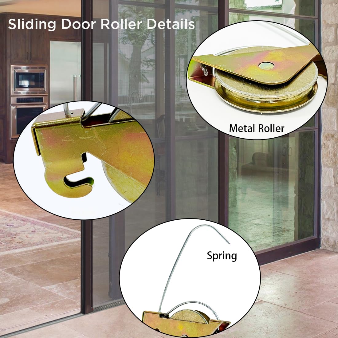 Screen Door Rollers - Replace Jeld Weld & KDEX20 -6
