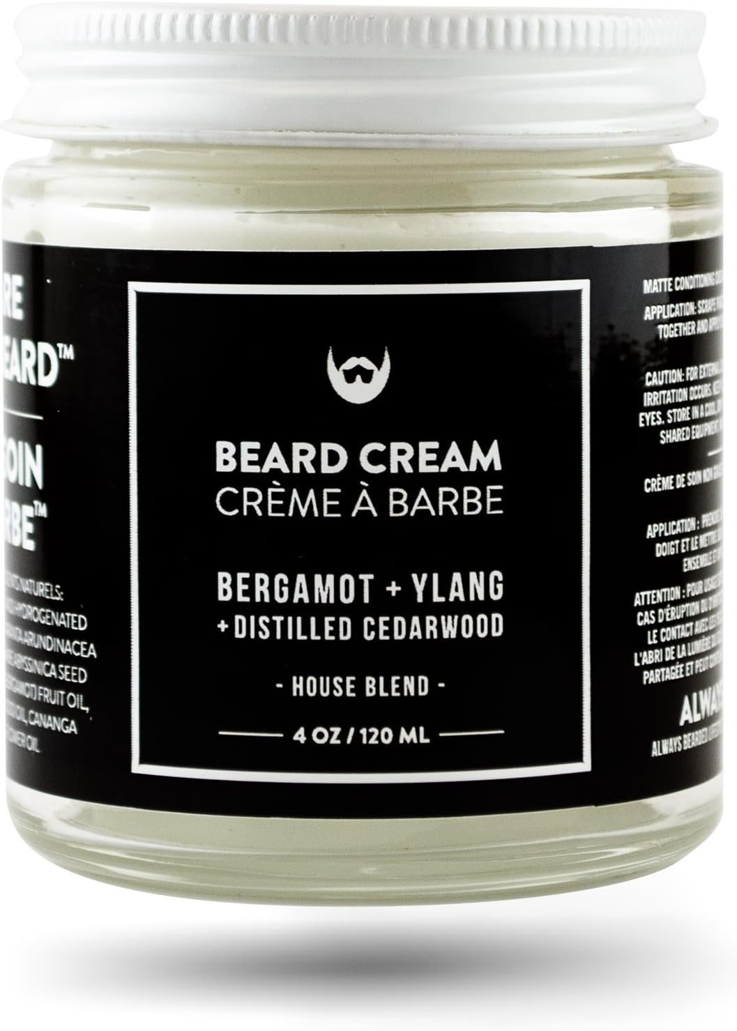 ALWAYS BEARDED LIFESTYLE Bergamot Ylang Cedar Beard Cream, 120 ML