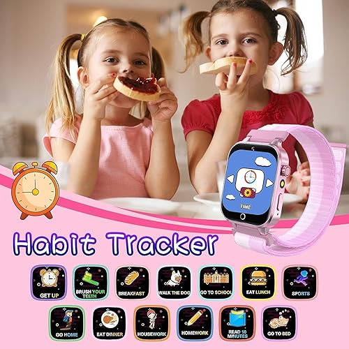 Miniatura 3 de Reloj inteligente para niños con 26 juegos de rompecabezas, cámara, reproductor de música, rastreo, podómetro, linterna de 1224 horas, juguetes