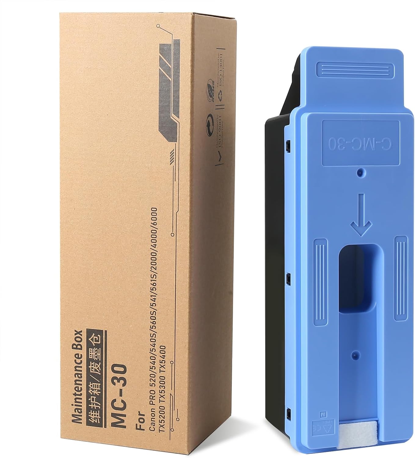 MC-30 Maintenance Cartridge Replacement for Imageprograf GP-2000 4000 PRO-2100 4100 6000 6100 6600 TX-3000 3100 4000 4100 Printers MC-30 Maintenance Cartridge Maintenance Collection Cartridge
