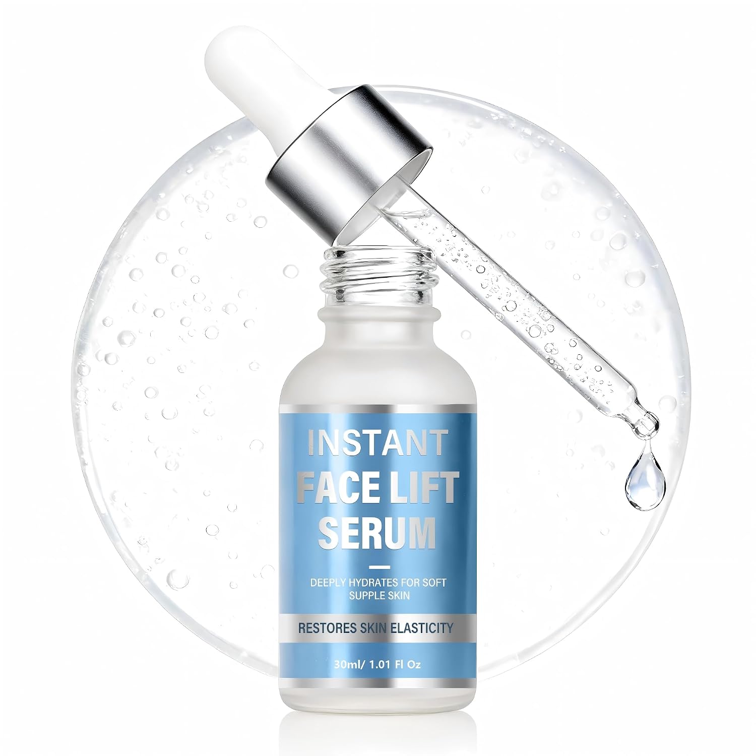 Firming & Lifting Face Serum for Face and Neck – Daily Skin Care Formula with Smoothing Effect for Fine Lines and Sagging Skin, Lightweight, Fast-Absorbing Non-Greasy Hydrating Facial Serum 1.01 Fl Oz