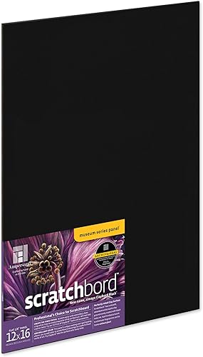 Miniatura 14 de Ampersand Art Supply Panel de Arte para Grabado: Serie Museo, Perfil Plano de 1/8 Pulgada, 5" x 5" - Paquete de 3