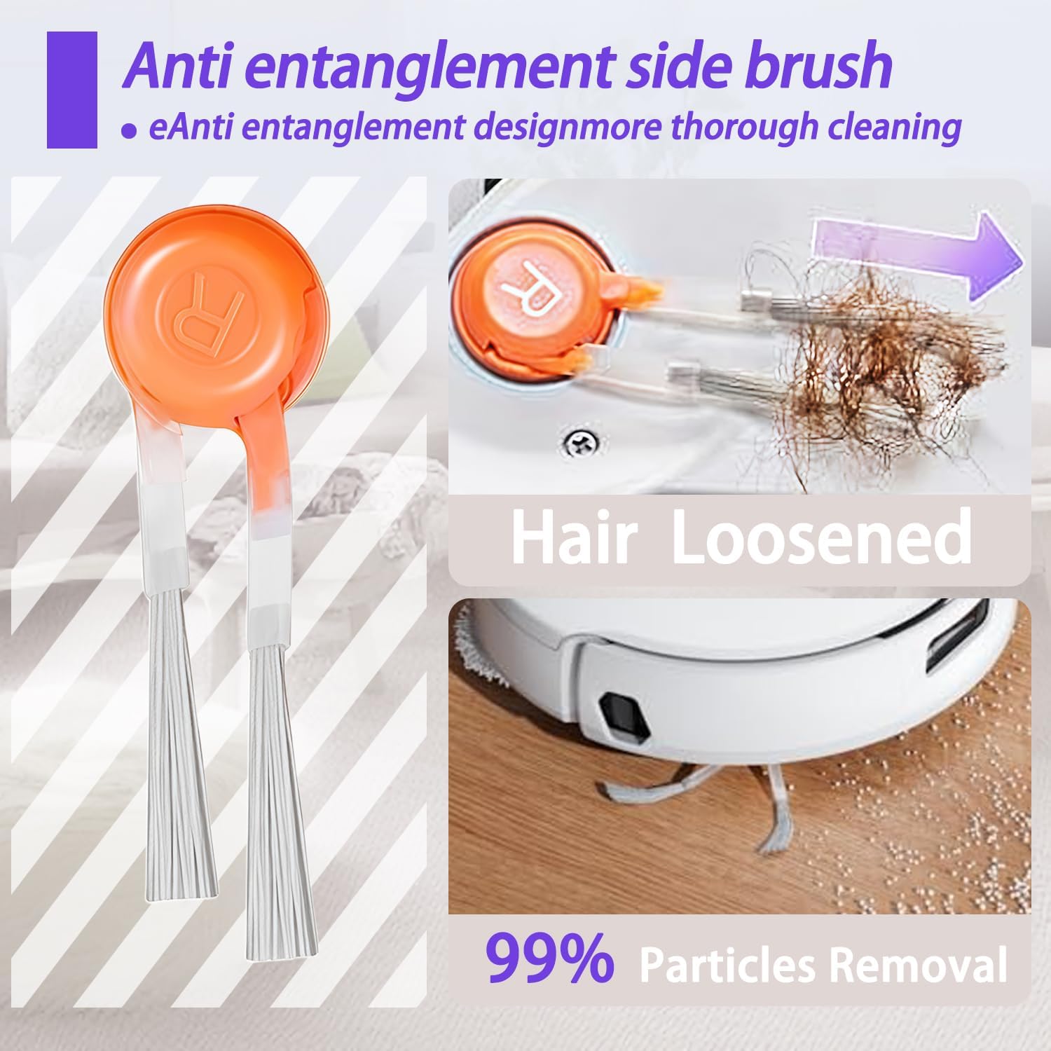 Replacement Accessories Kit Compatible with Narwal Freo X10 Pro Robot Vacuum,2 Main Brush, 4 Hepa Filter, 6 Dust Bags, 6 Mop Pads, 6 Side Brushes,Parts Set