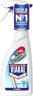 Viakal Limescale Remover Spray, Classic, Cleaning Products, Bathroom Cleaner Spray, 5 Litre (500 ml x 10), Toilet Cleaner Limescale Remover