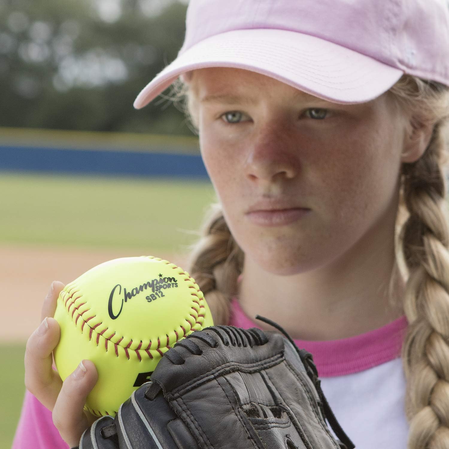 Champion Sports® Softballs – Leather & Synthetic Softballs for Practice or Game Play, Multiple Sizes, Cores & Styles, NFHS Approved & Training Sets Available - Image 7